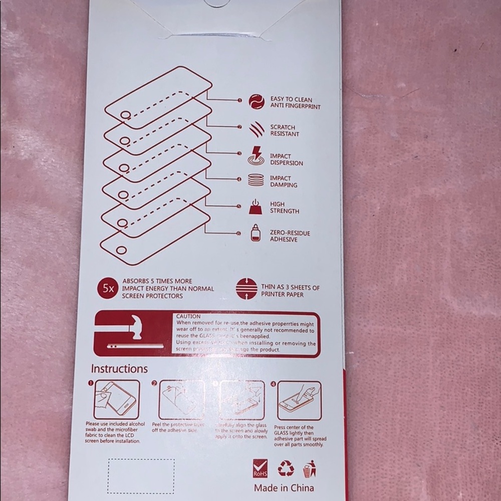Pack of 3 iPhone XR Screen Protector - Picture 2 of 5